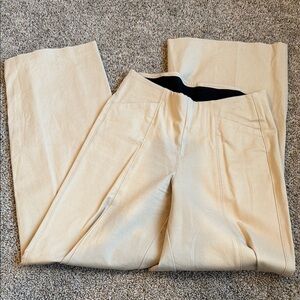 Wide Leg Tan Pants